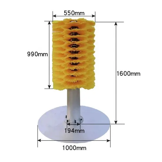 Factory Price Electric Cleaning Equipment Stand on Land Automatic Cow Body Brush