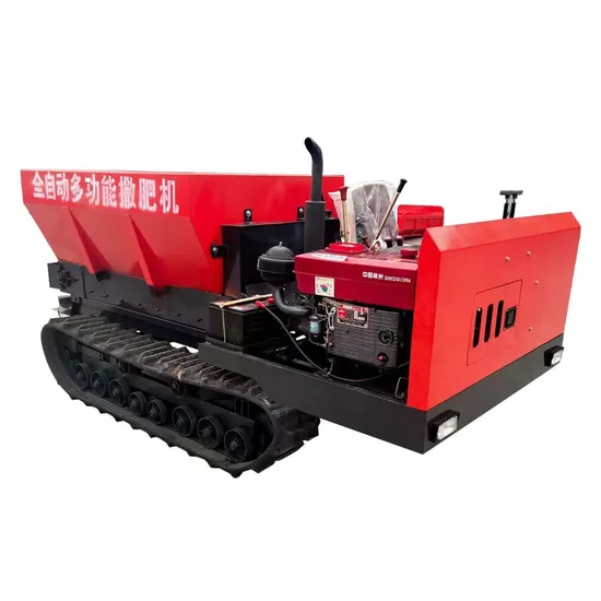Tracked Manure Spreader Agricultural Vehicle Fertilizer Cart