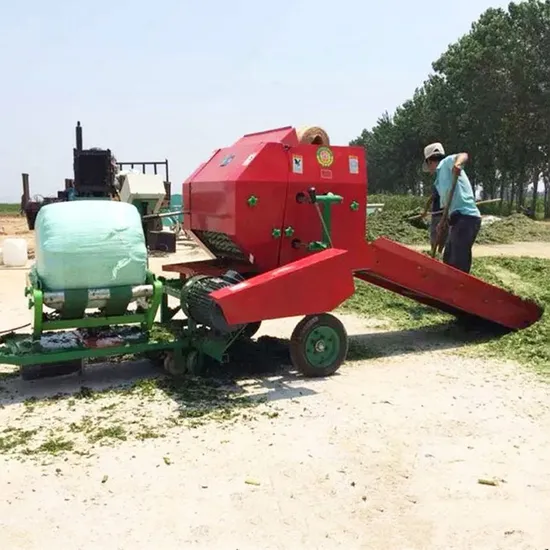 Farm Use Agricultural Machinery Hay Grass Packing Machine Round Hay Straw Baler