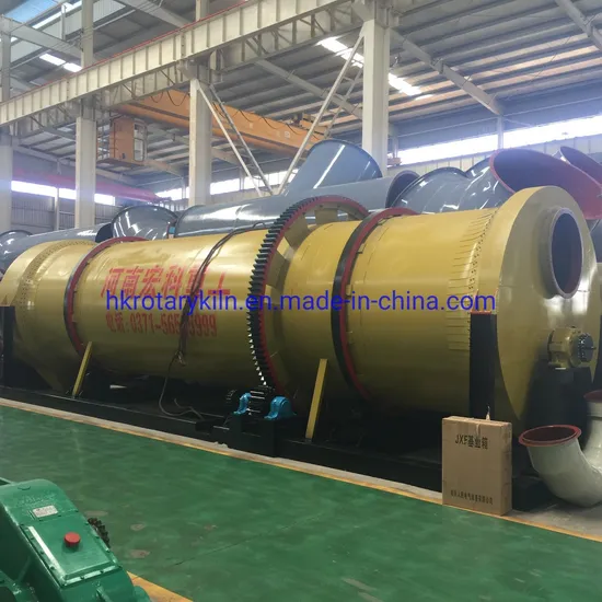 1tph Chicken Cow Manure Rotary Dryer