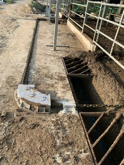 Hot DIP Galvanized Manure Cleaning Scraper for Cattle Farms