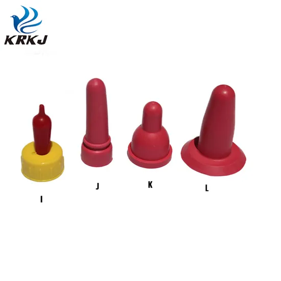 Kd716 Soft Latex Rubber Calf Teat Animals Feeder Nipple for Pets Drinking