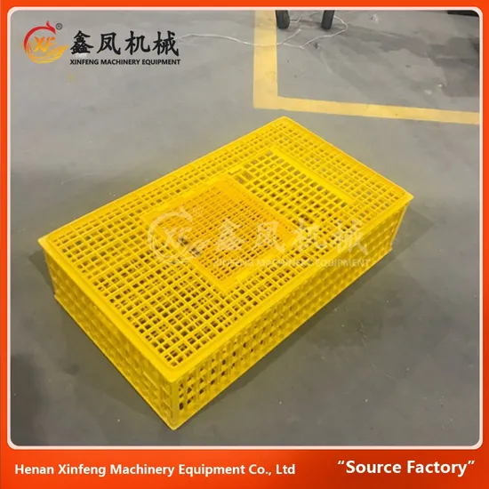 PP Plastic Poultry Cage Transport Chicken Crates Turnover Box Crate with Cover