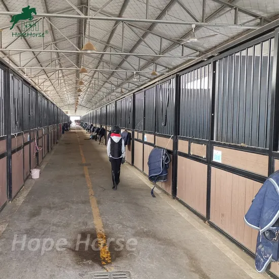 Hot DIP Galvanized Horse Stable Panel with Bamboo Infilled 3X2.2m