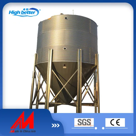 Storage Bins Poultry Farm Silo Fodder with Different Capacity