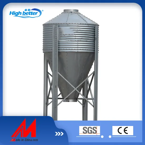 Hot-DIP Galvanized Steel 3-50tons Silo for Pig Farms with Best Price