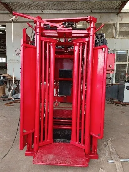 Modern Automated Dairy Cow Hydraulic Hoof Trimming Trough