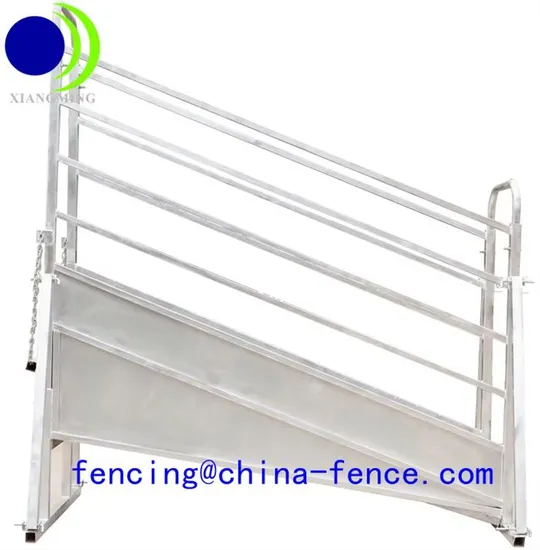 Heavy Duty Cattle Yard Fence Cattle Loading Ramp