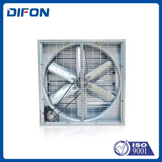 High Quality Low Noise Wall Mounted Aixal Flow Ventilation Exhaust Fan for Animal