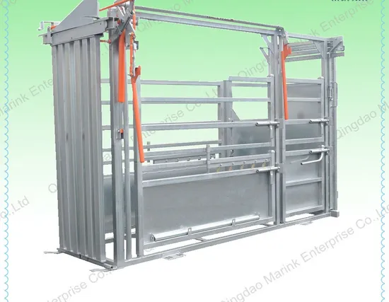 High Quality Powder Coated Cattle Squeeze Crush