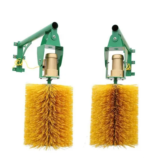 Factory Yellow Nylon Bristles Electric Fully Automatic Induction Cow Brush for Body Massage