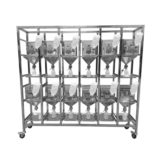 Stainless Steel Material Animal Mouse Rat Metabolic Cage for Laboratory Research
