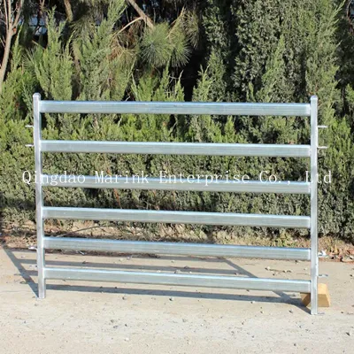 Hot-Dipped Galvanized Cattle Yard Fence Panel with Round Pipe or Square Tube