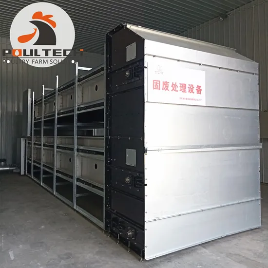 Manure Dewatering Machine for Poultry Droppings in Chicken Farming