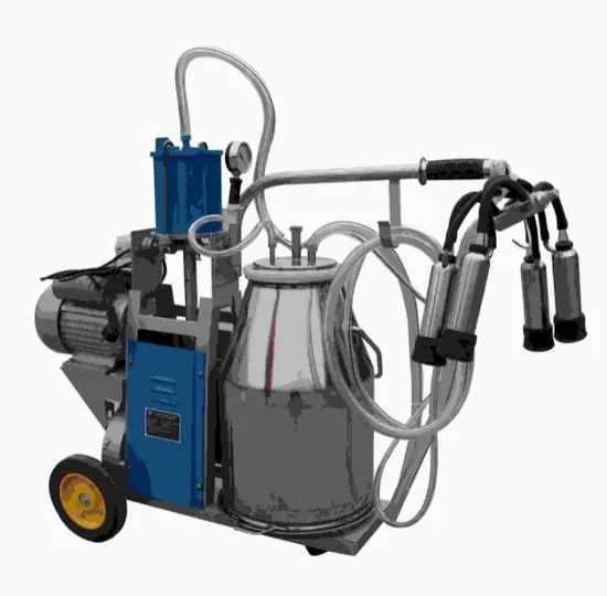 Advanced Compact Milking Machine Featuring Stainless Steel Milk Bucket