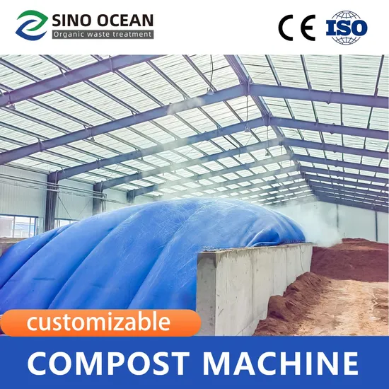 Large Capacity Organic Fertilizer Production Line Manure Waste Compost Fermentation Tank