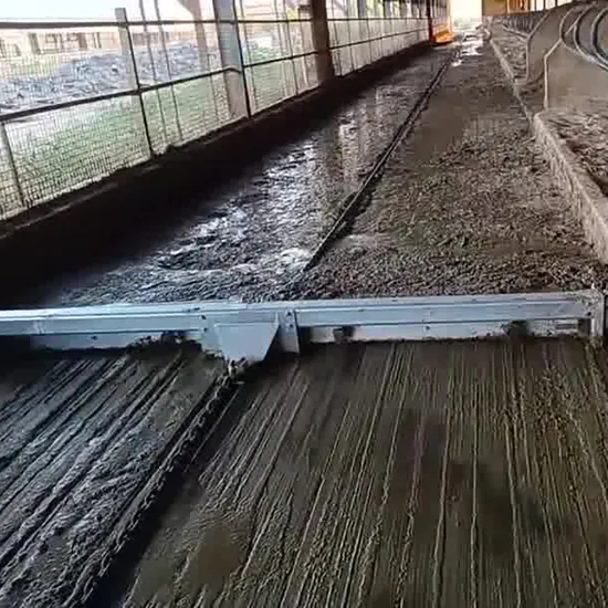 Cow House Floor Dung Cleaner Manure Scraper Slurry Removal Machine