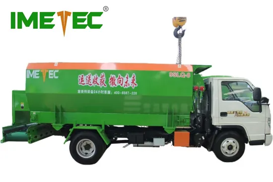 8m3 Tmr Feed Spreader for Light Truck with High Trafficability and Driving Comfort