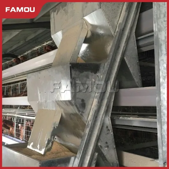 Famou Poultry Farm Equipment Environmental Protection Ladder Type Automatic Chicken Feeding System