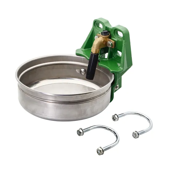 Tube Valve Cattle Water Troughs with Cast Iron Bracket for Cow--Capacity 5L