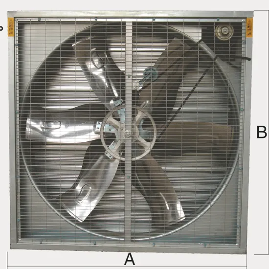 Wall Window Mounted Ventilation Fan Shutter Cone Fan for Poultry Farm