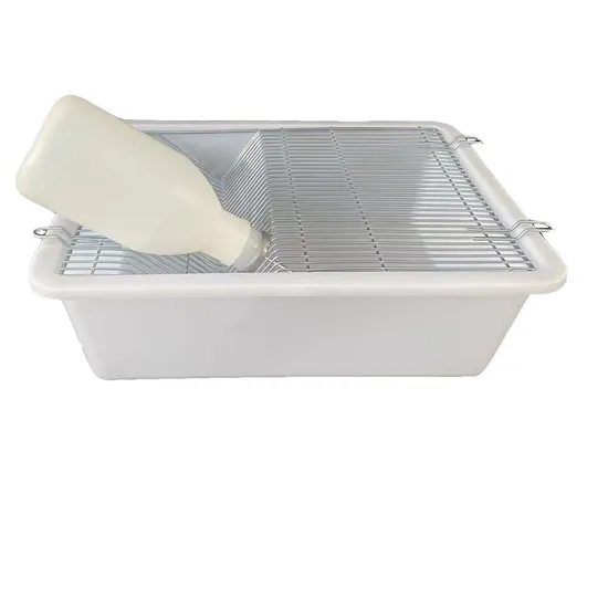 Mouse Breeding Rack Rat Rodent Plastic Breeding Cages with Stainless Steel Rack System