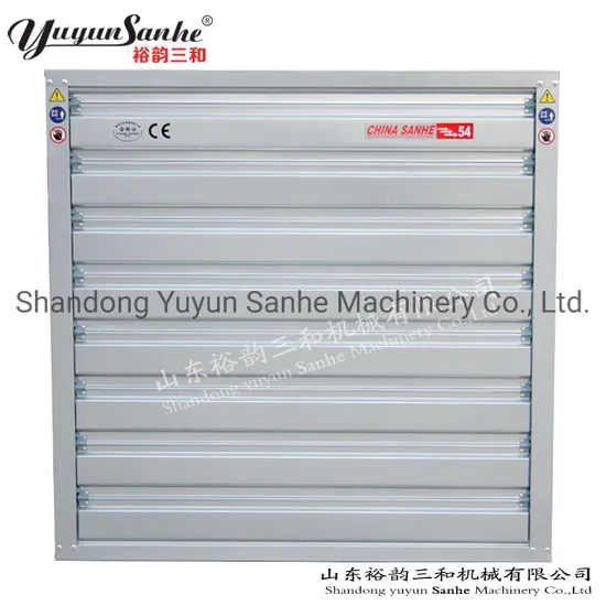 Yuyun Sanhe Swung Drop Hammer Ventilation Exhaust Fan Axial Flow Fans Wall Mounted Shutter Box Type Poultry Farm Chicken Pig Cow House Cooling Equipment