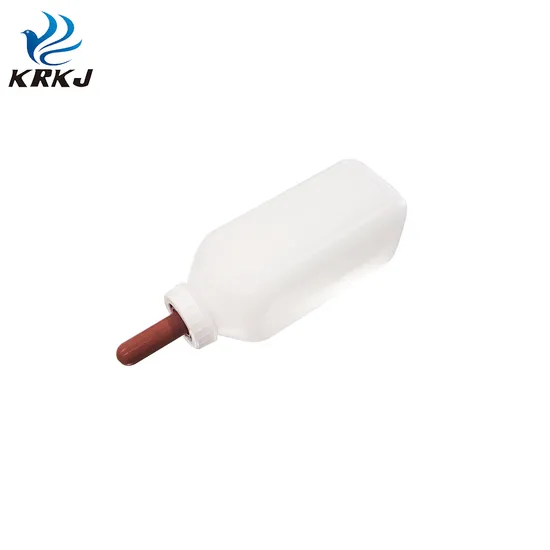 2L Capacity Calf Screw Neck Nipple Milk Feeder Bottle