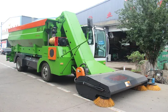 Four-Wheel Drive Front Steering Residual Leftover Collector Vehicle with Full Hydraulic Control System