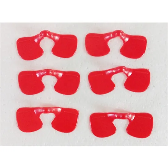 Chicken Glasses Chicken S/M/L No Bolt Poultry Anti-Pecking Red Chicken Plastic Eye Glasses