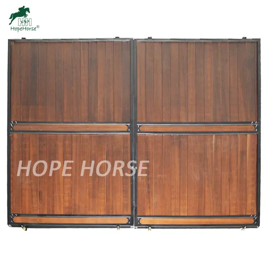 Horse Equipment Horse Stall Horse Barn Door with Thick Bamboo Wood