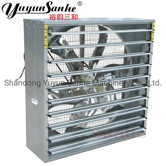 Yuyun Sanhe Centrifugal Push-Pull Type Ventilation Exhaust Fan AC Axial Flow Fans Cooling Blower for Poultry Farm Livestock Machinery Chicken House Greenhouse