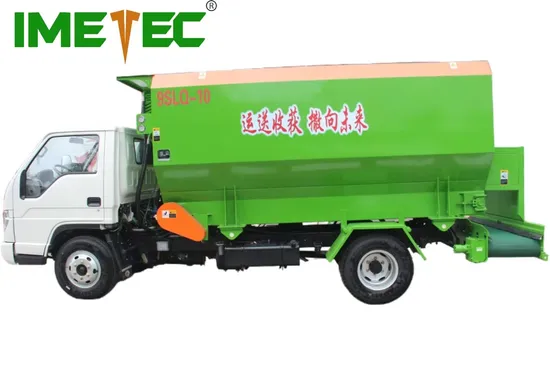 10m3 Tmr Feed Spreader for Light Truck with High Trafficability and Driving Comfort