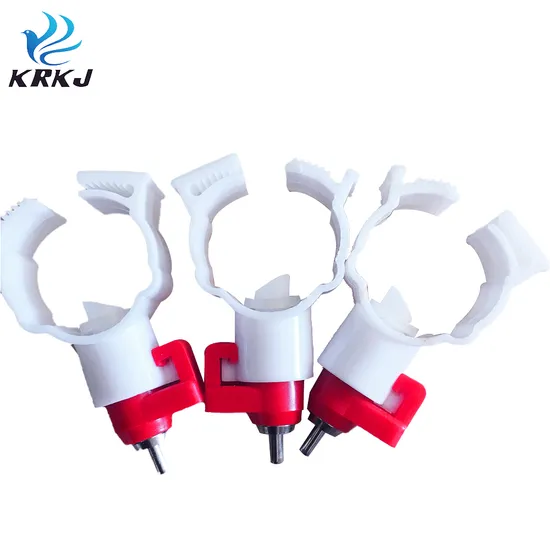 No Leakage Design Automatic Chicken Nipple Water Drinkers for Farm Poultry