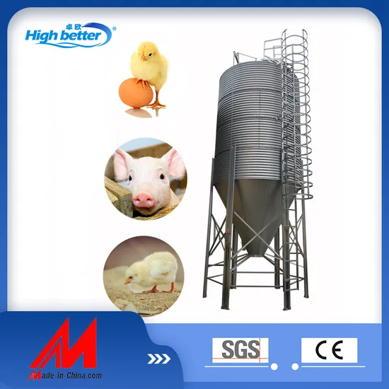 2023 High-Quality Hot-DIP Galvanized Steel Silo for Wholesale Pig Farms and Chicken Farms