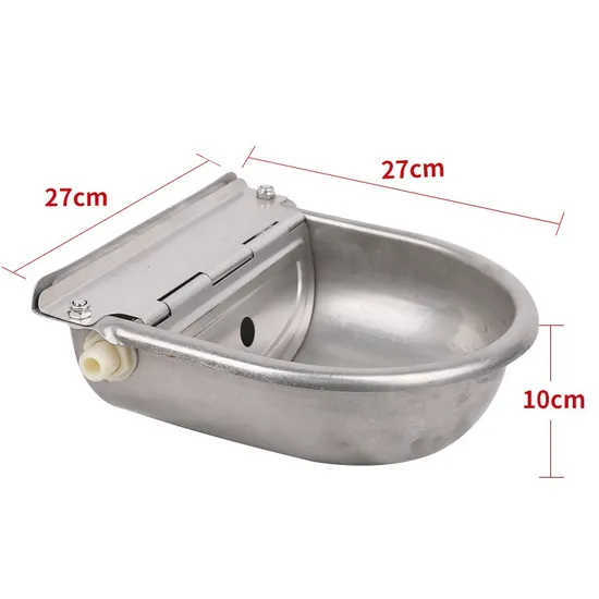 Livestock Plastic Automatic Cow Drinking Bowl with Floating Ball Trough