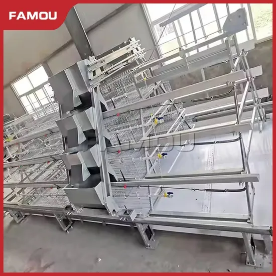 Famou Chicken Farming Broiler Equipment Durable Automatic Ladder Feeding System