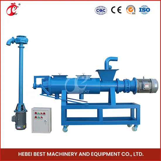 Bestchickencage Manure Drying Machine China Chicken Small Manure Rotary Dryer Factory Custom High-Strength Screw Shaft Chicken Small Manure Dryer Equipment