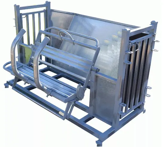 Heavy Duty Galvanized Sheep Catcher Rollover Crush