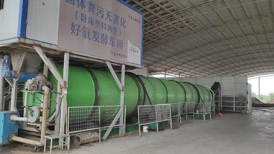 Hygienic Dairy Farm Cow Manure Bedding Recovery System