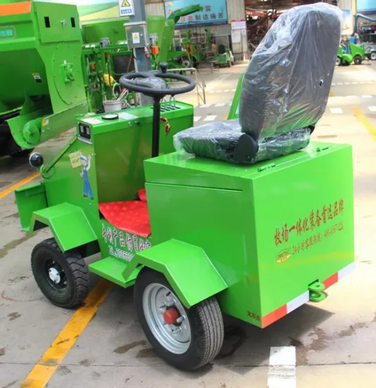 48V Electric Automatic Feed Pusher for Cattle Sheep Goat Cow Farm