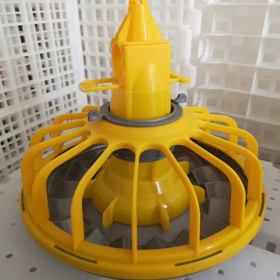 Automatic Chicken Feeder Pan System Broiler Raising Equipment for Poultry House