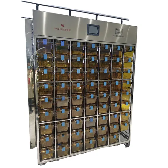 PSU PPSU Lab Cage Small Animal Transport Rat Mice Ivc Cage with Rack