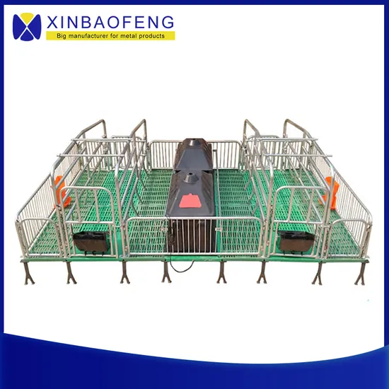 Customized Galvanized Sow Farrowing Bed Pig Farming Nursery Pen Pig Maternity Cage Sow Swine Farrowing Crates
