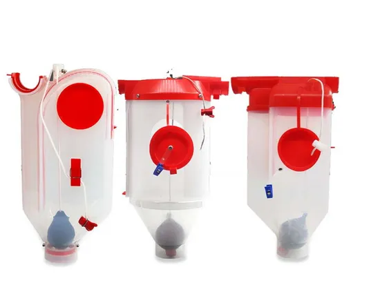 Livestock Farm Equipment Direct Connected Feed-Line System Container Volumetric Dispenser