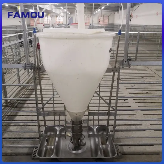 Dry Wet Automatic Pigs Feeder for Nursery and Growing Pigs Stainless Steel Pig Automatic Feeder