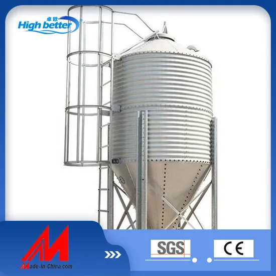 High Quality Feed Silo Chicken Farm Poultry House Pig Farm Galvanized Steel Feed Storage Bin