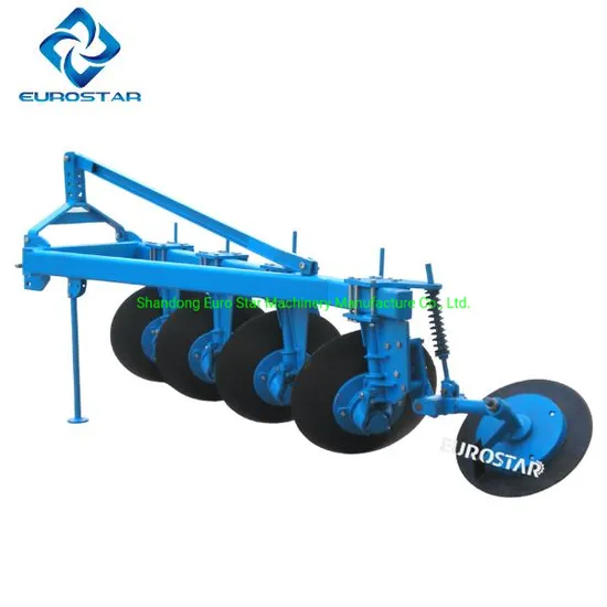 1lyt-425 Width 1m Hanging Disc Plough for 60-85HP Tractor Hydraulic Flip Plow Drive One Way Round Tube Agricultural Machinery Heavy Duty Paddy Filed Farm