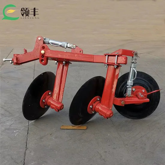 Multifunctional Mini Farm Greenhouse Agricultural Hand Walking Tractor Disc Plow for Agriculture
