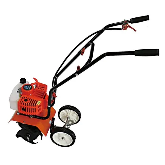 Jusen 52cc Mini Gasoline/Petrol Power Rotary Weeder Tillers Hand Push Two Wheel Tiller Cultivator